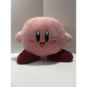 10” VINTAGE PINK KIRBY NINTENDO SAN-EI STUFFED ANIMAL PLUSH TOY DOLL JAPAN SOFT